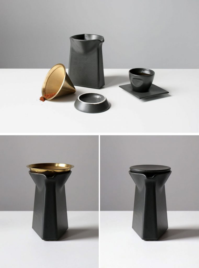 모던한 디자인의 브루어  ‘Press Pour Over Brewer’